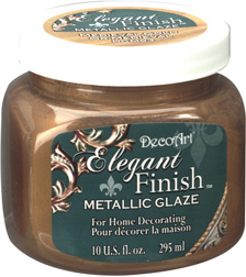 Elegant Finishes Metallic GLAZE Medieval Gold DecoArt