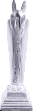 Anubis Plaster Statue