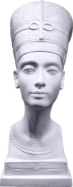 Nefertiti Plaster Statue Large