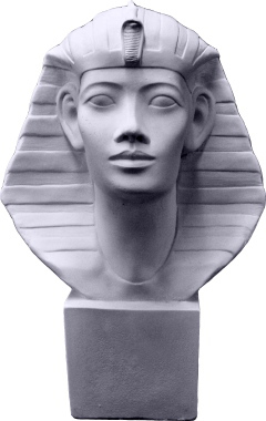 Ramses Bust Plaster Statue