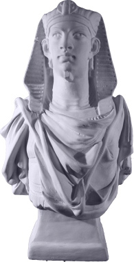 Egyptian King Plaster Statue