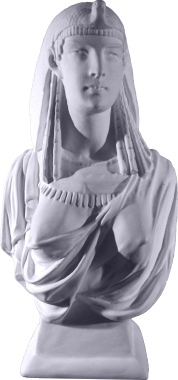 Egyptian Queen Plaster Statue