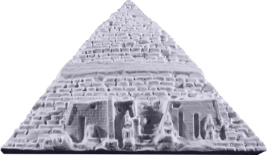 Pyramid Plaster Statue