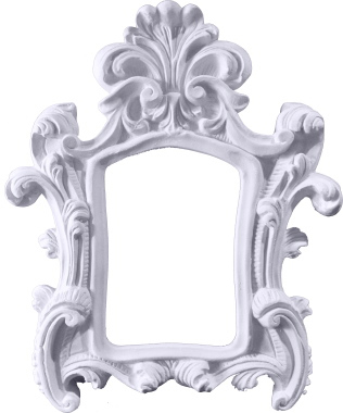 Swirl Plaster Picture Frame