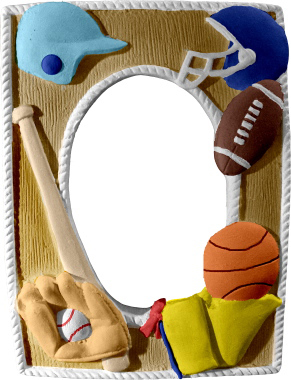 Sports Plaster Picture Frame