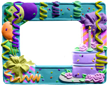 Birthday Plaster Picture Frame