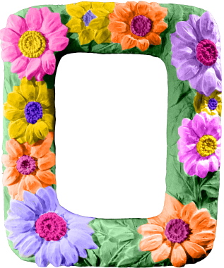 Sunflowers Plaster Picture Frame