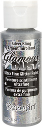 Glamour Dust Glitter Paint Silver Bling  DecoArt