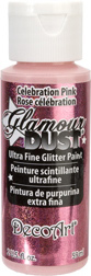 Glamour Dust Glitter Paint Celebration Pink  DecoArt