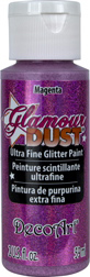 Glamour Dust Glitter Paint Magenta  DecoArt