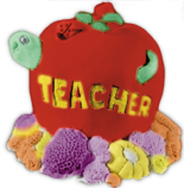 Teachers Apple Plaster Statue