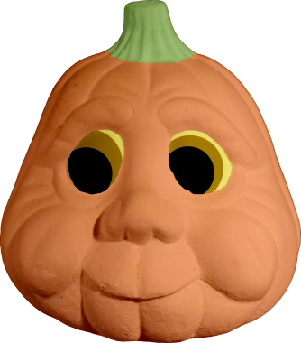 Pumpkin Dad Plaster Statue