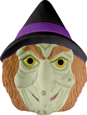 Witch Head Plaster Plaque