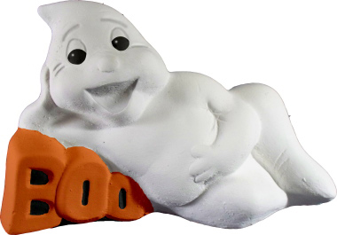 Boo Ghost Plaster Statue