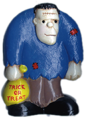 Trick or Treat Frankenstein Plaster Statue