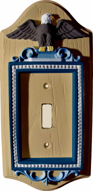 Eagle Plaster Light Switch Plate