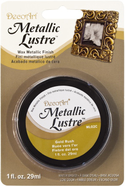 Metallic Lustre Wax Gold Rush DecoArt