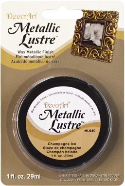 Metallic Lustre Wax Champagne Ice DecoArt
