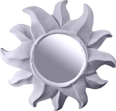 Sunburst Plaster Mirror