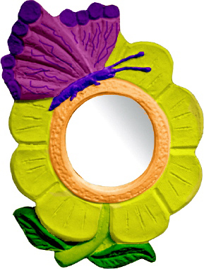 Butterfly Plaster Mirror