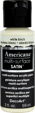 Multi Surface Satin Paint White Birch DecoArt