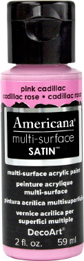 Multi Surface Satin Paint Pink Cadillac DecoArt