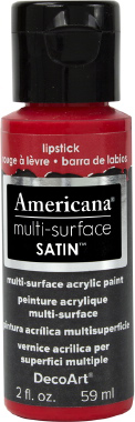 Multi Surface Satin Paint Lipstick DecoArt