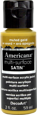 Multi Surface Satin Paint Muted Gold DecoArt
