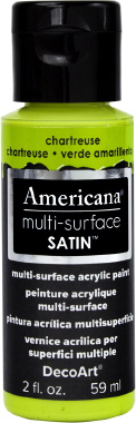 Multi Surface Satin Paint Chartreuse DecoArt