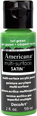 Multi Surface Satin Paint Turf Green DecoArt
