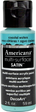 Multi Surface Satin Paint Coastal Waters DecoArt