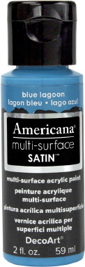 Multi Surface Satin Paint Blue Lagoon DecoArt