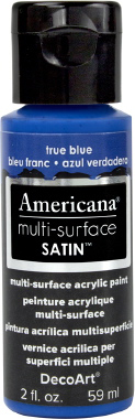 Multi Surface Satin Paint True Blue DecoArt