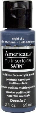 Multi Surface Satin Paint Night Sky DecoArt
