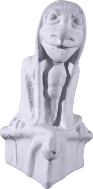 Happy Mutant Plaster Statue