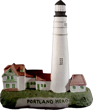 Portland Head Lighthouse Plaster Statue