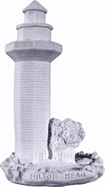 Hilton Head Lighthouse Plaster Statue