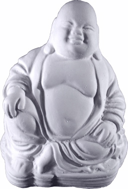 Buddha with Hand on Knee Plaster Statue