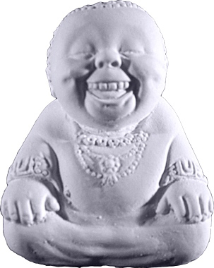 Baby Buddha Plaster Statue