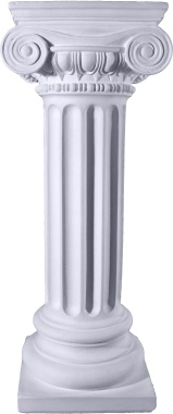 Ionic Plain Plaster Pedestal