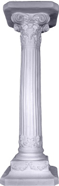 Berneace Plaster Pedestal