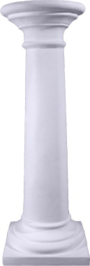 California Smooth Plaster Pedestal