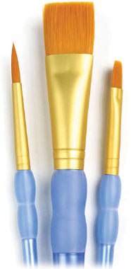 GOLDEN TAKLON 3 PCVARIETY BRUSH SET - Royal Langnickel