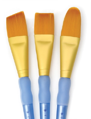 Golden Taklon 3 Pc Large Brush Set - Royal Langnickel