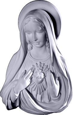 Sacred Heart Plaster Plaque B