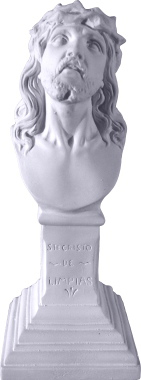 Cristo de Limpias Plaster Statue Small