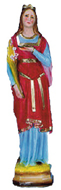 Saint Lucy Plaster Statue