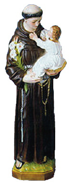 Saint Anthony Plaster Statue