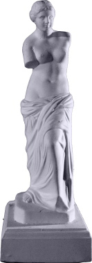 Venus De Milo Plaster Statue 9 Small