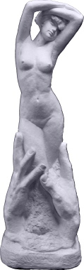 The Creation Plaster Statue